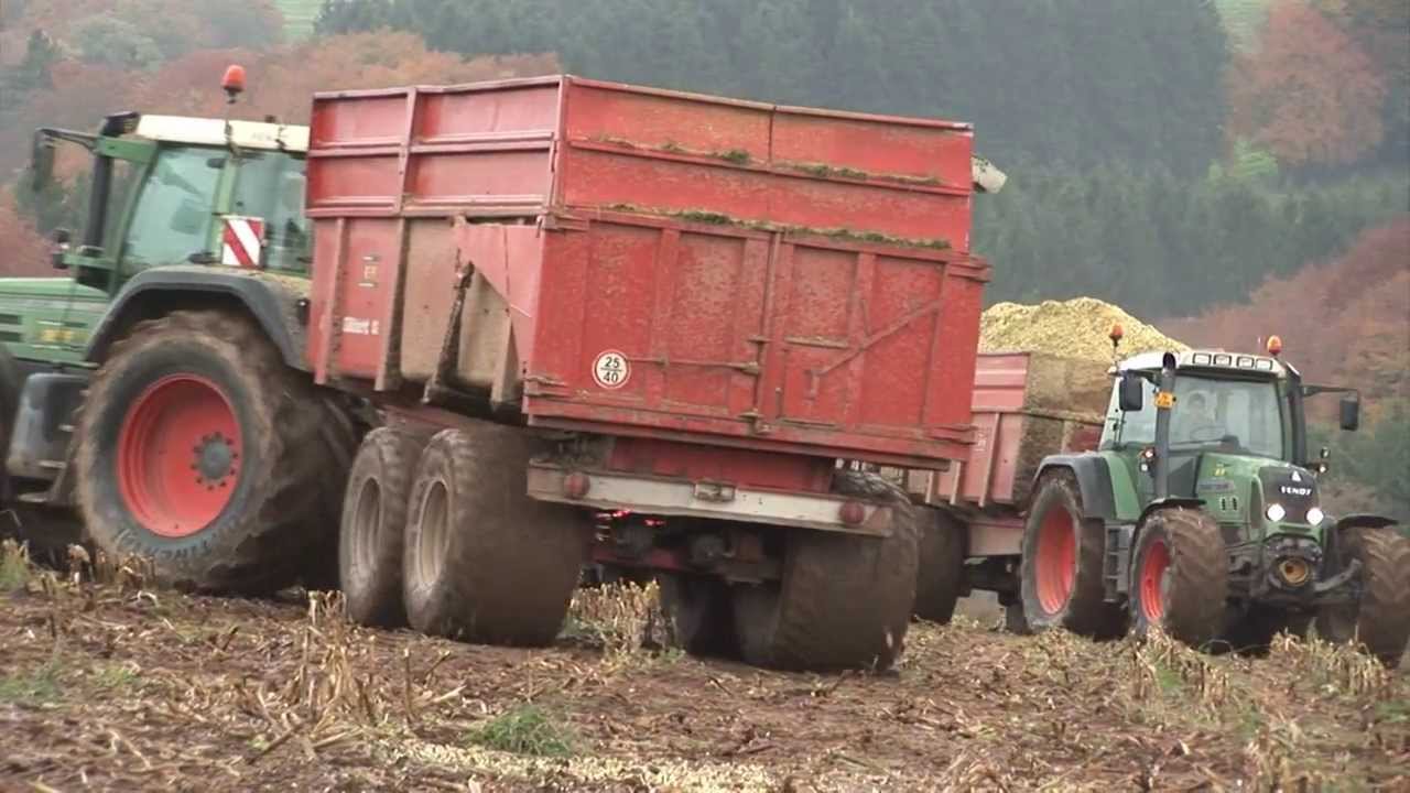 Lohnunternehmen Reiff im Einsatz: Maisernte