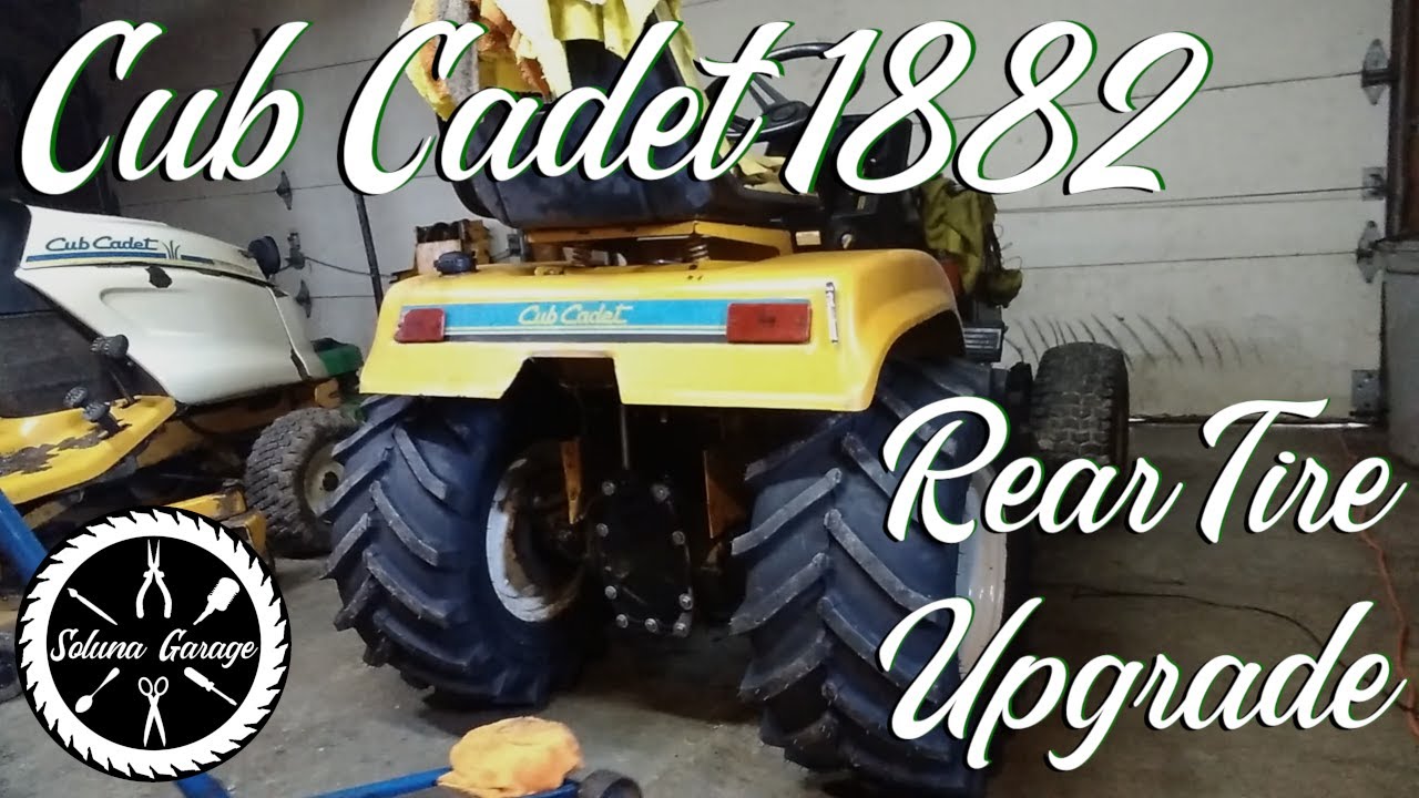 Cub Cadet 1882 Rear Tire Upgrade