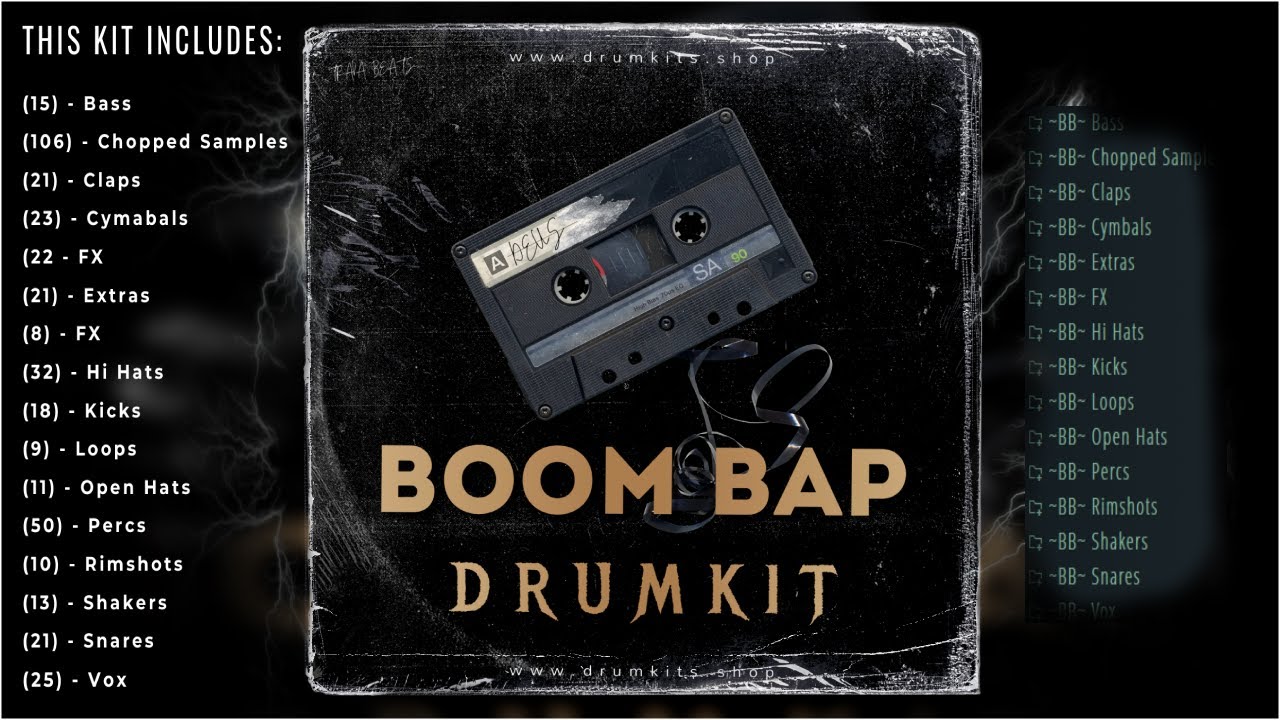 Boom Bap Drum Kit 2025 - "Deus" | Drum Kit Download