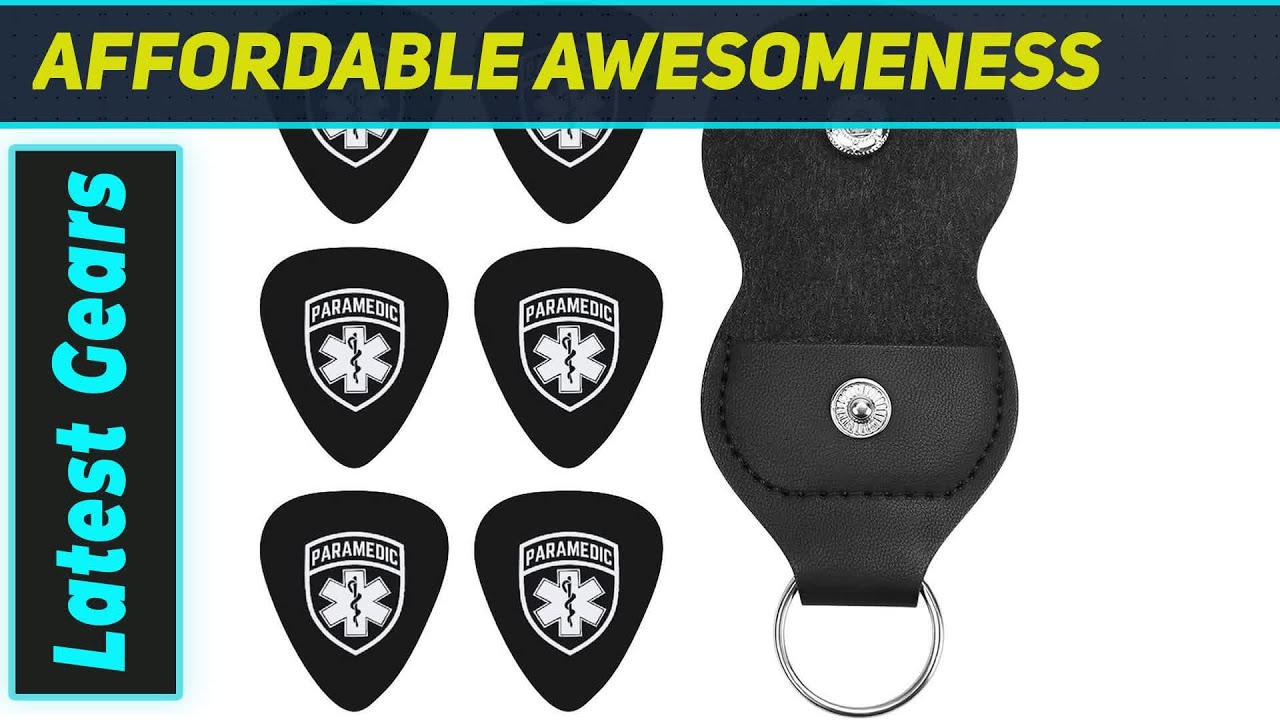 Best Paramedic EMS Guitar Picks! Funny Star of Life Plectrums Set