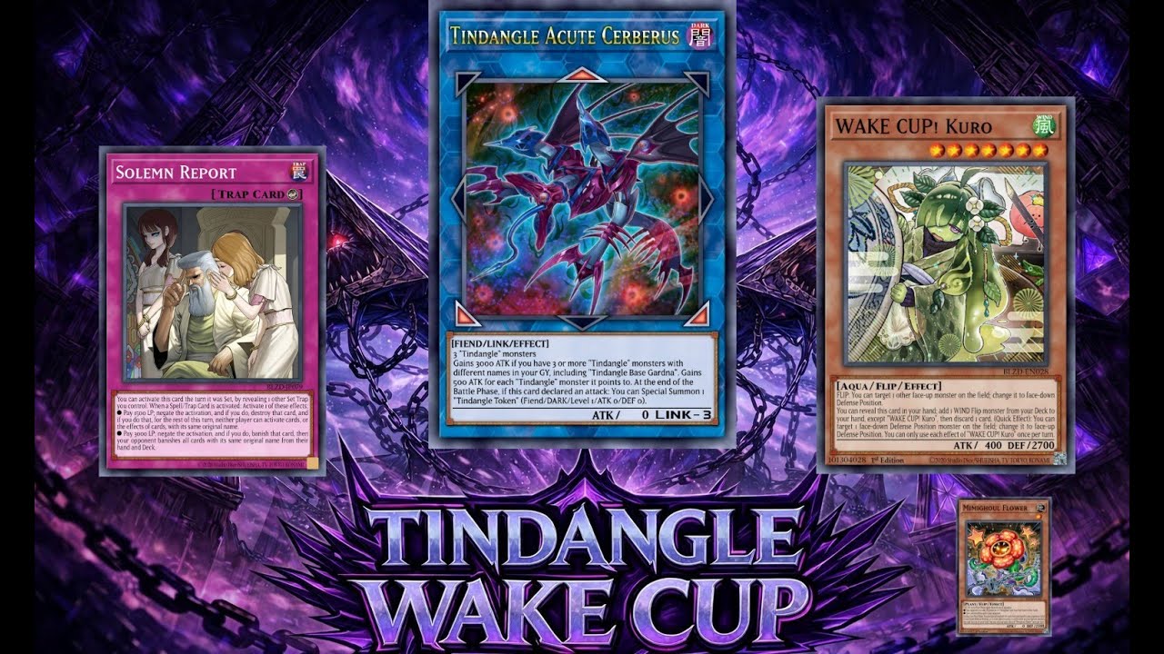 Tindangle WAKE CUP! Deck [BLZD] – Dark Geometry Awakens | Control Nightmare Yu-Gi-Oh!