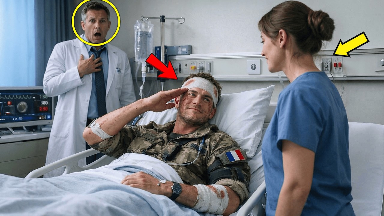 Les médecins se moquaient de l'infirmière — Jusqu'au salut militaire d'un capitaine blessé.