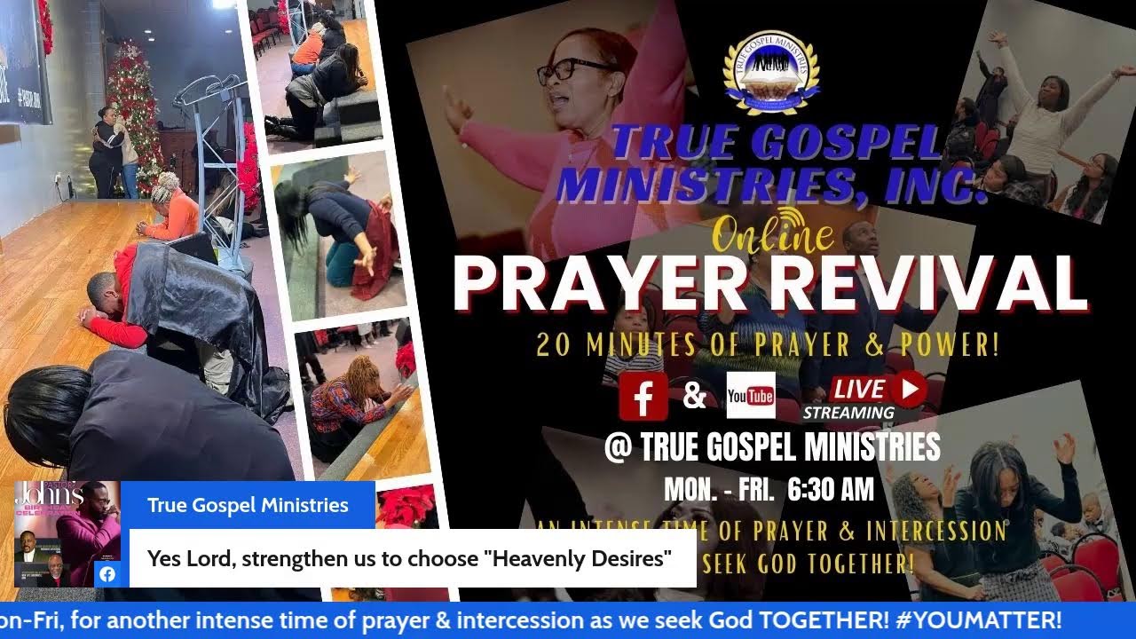 True Gospel Ministries, Inc. Online Prayer Revival