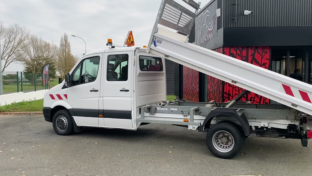 VOLKSWAGEN CRAFTER 163 DOUBLE CABINE BENNE CROCHET Réf. 21073