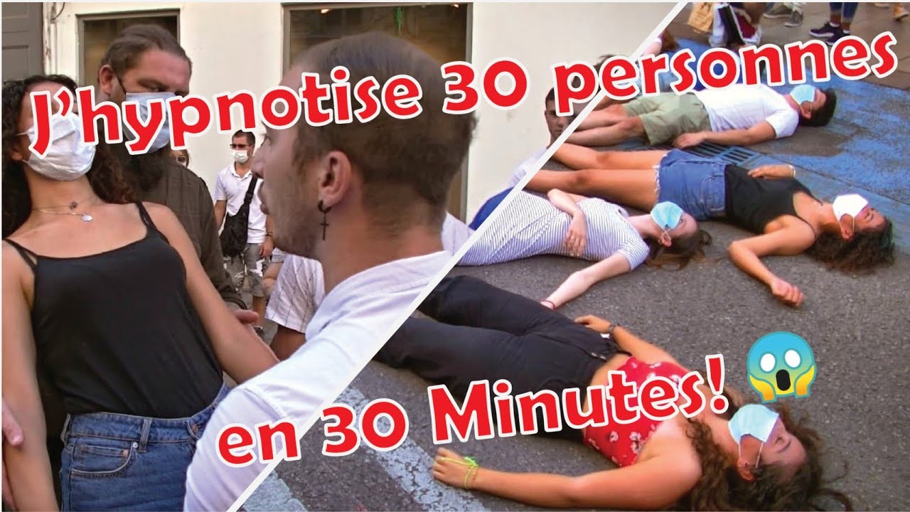 J'HYPNOTISE 30 PERSONNES EN 30 MINUTES !!! 😱