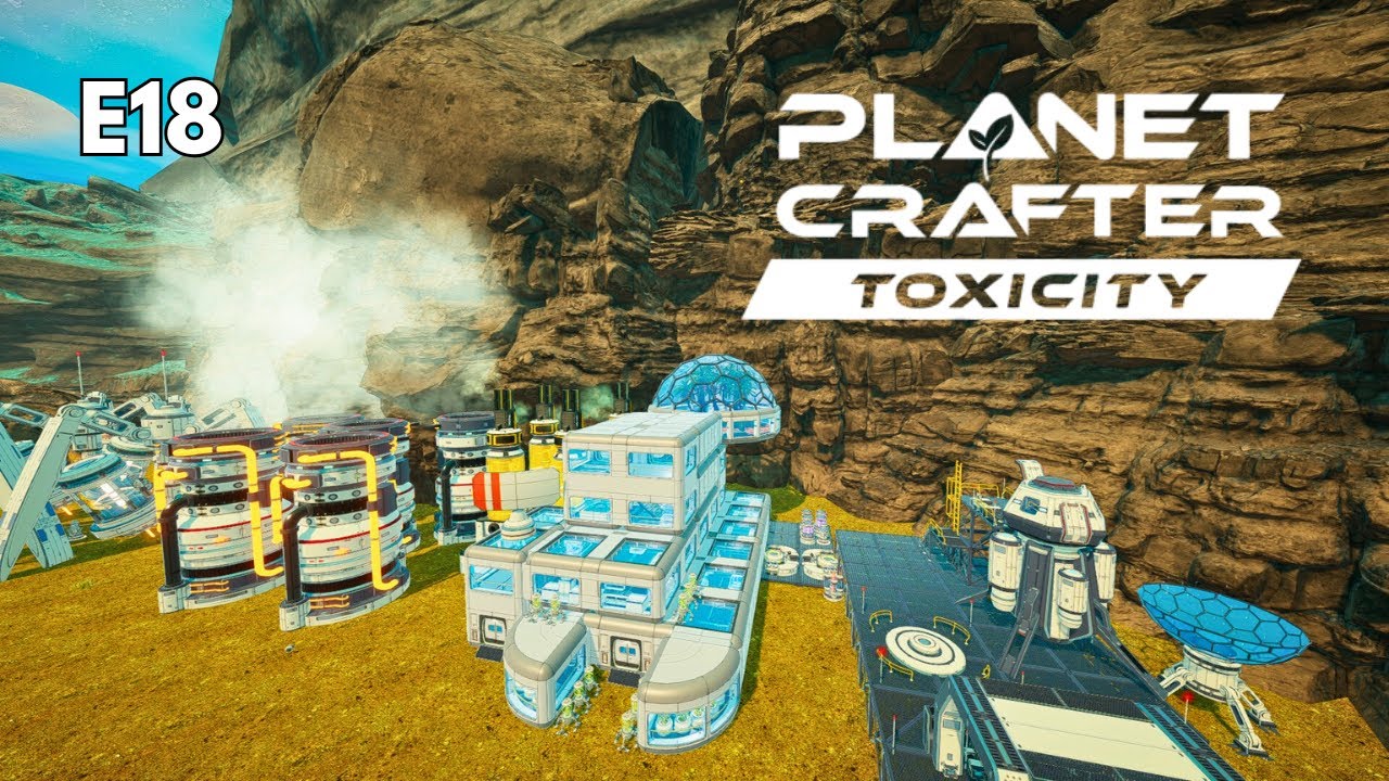 E18 Найдены еще 2 золотых ящика и повышен уровень очищения | The Planet Crafter: Toxicity