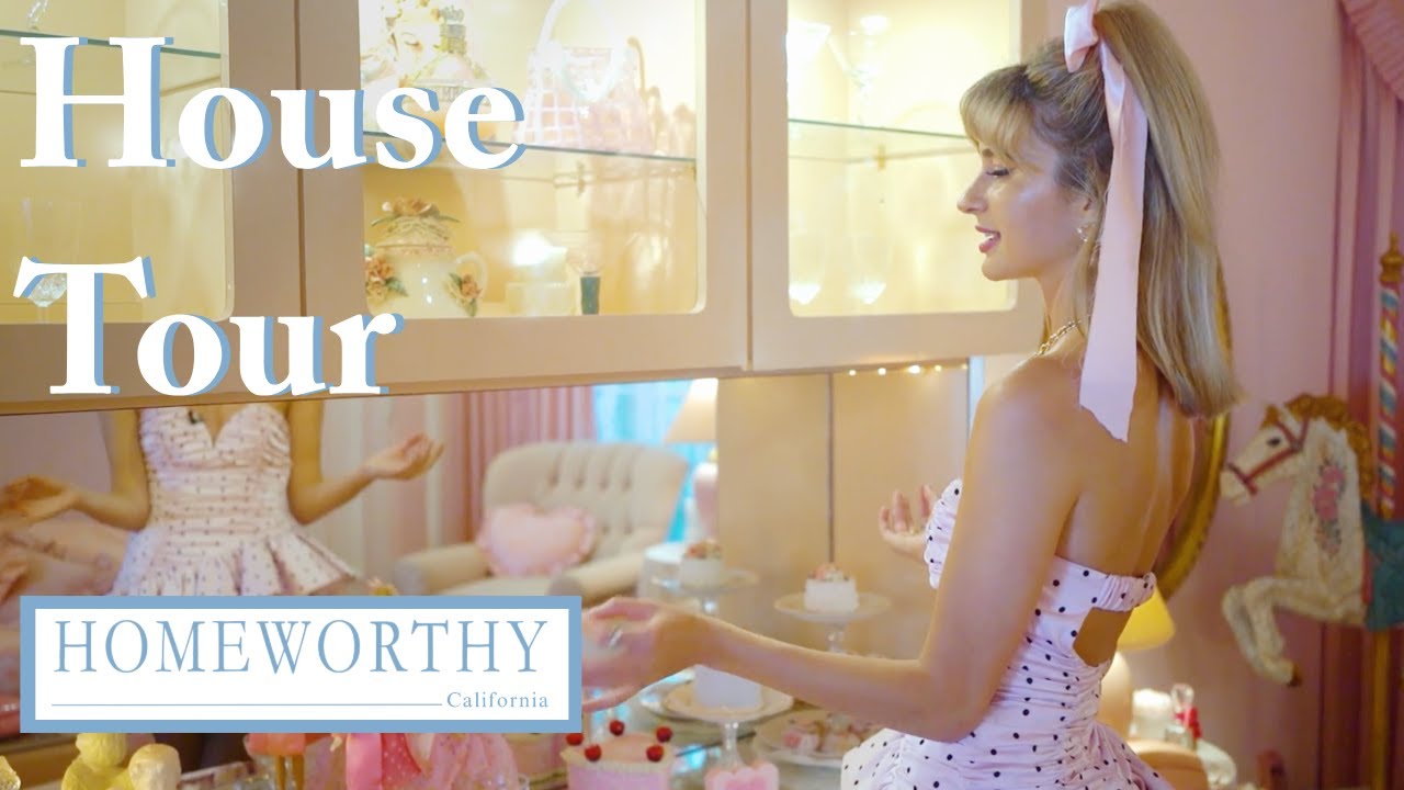 LOS ANGELES HOUSE TOUR | Inside a Barbie-Inspired Pink Dreamhouse