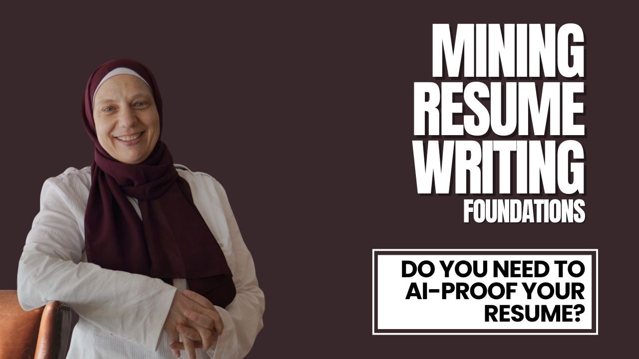 Do you Need to AI Proof Your Resume| Mining Resume Writing Foundations