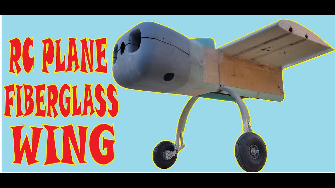 RC PLANE FIBERGLASS WING BUILD. CARBONFIBER AILERONS AND FLAPS. Episode 22.