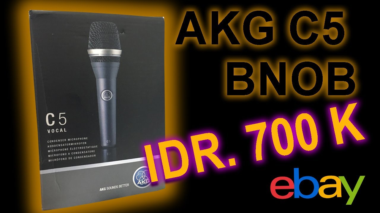 UNBOXING Microphone Condenser AKG C5 MURAH - BNOB