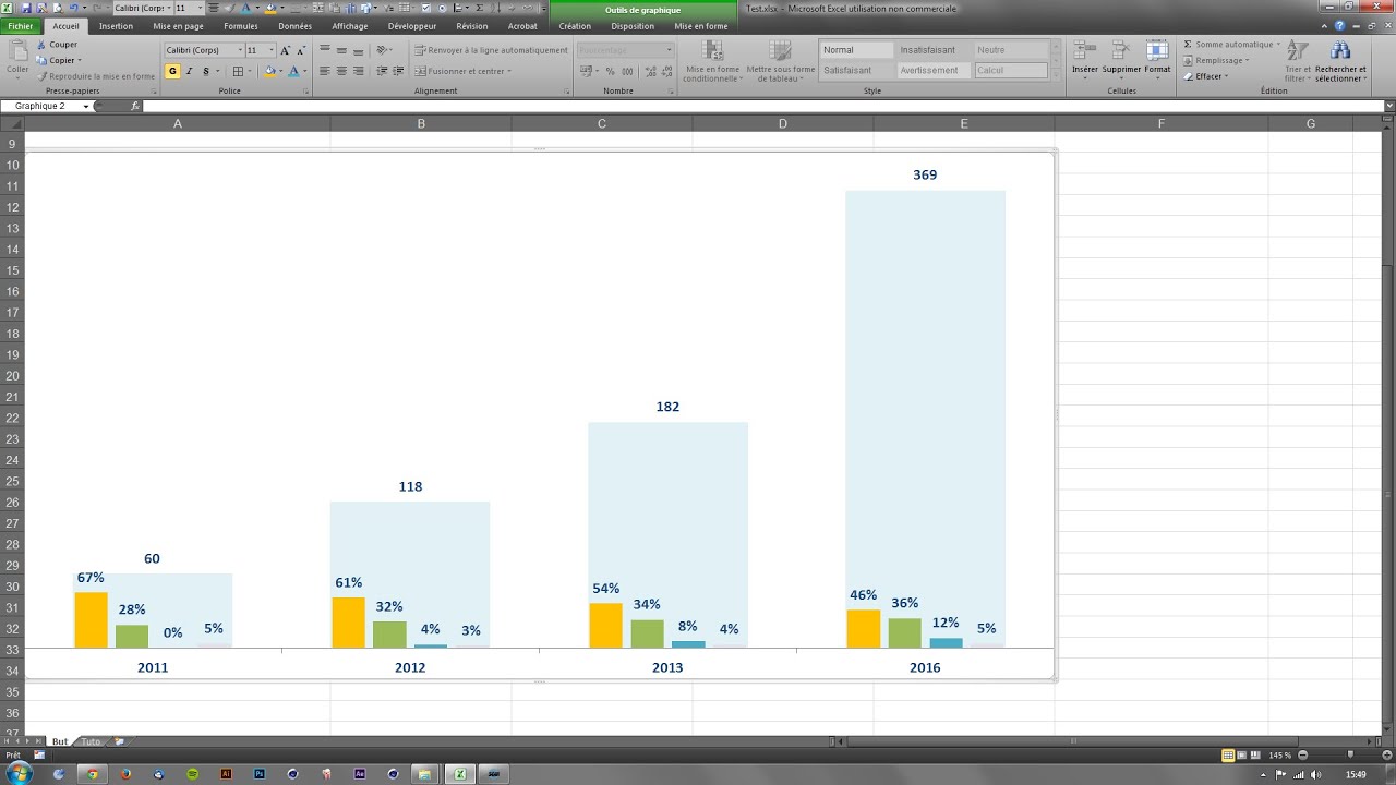 Tuto Excel : Superposer deux graphiques