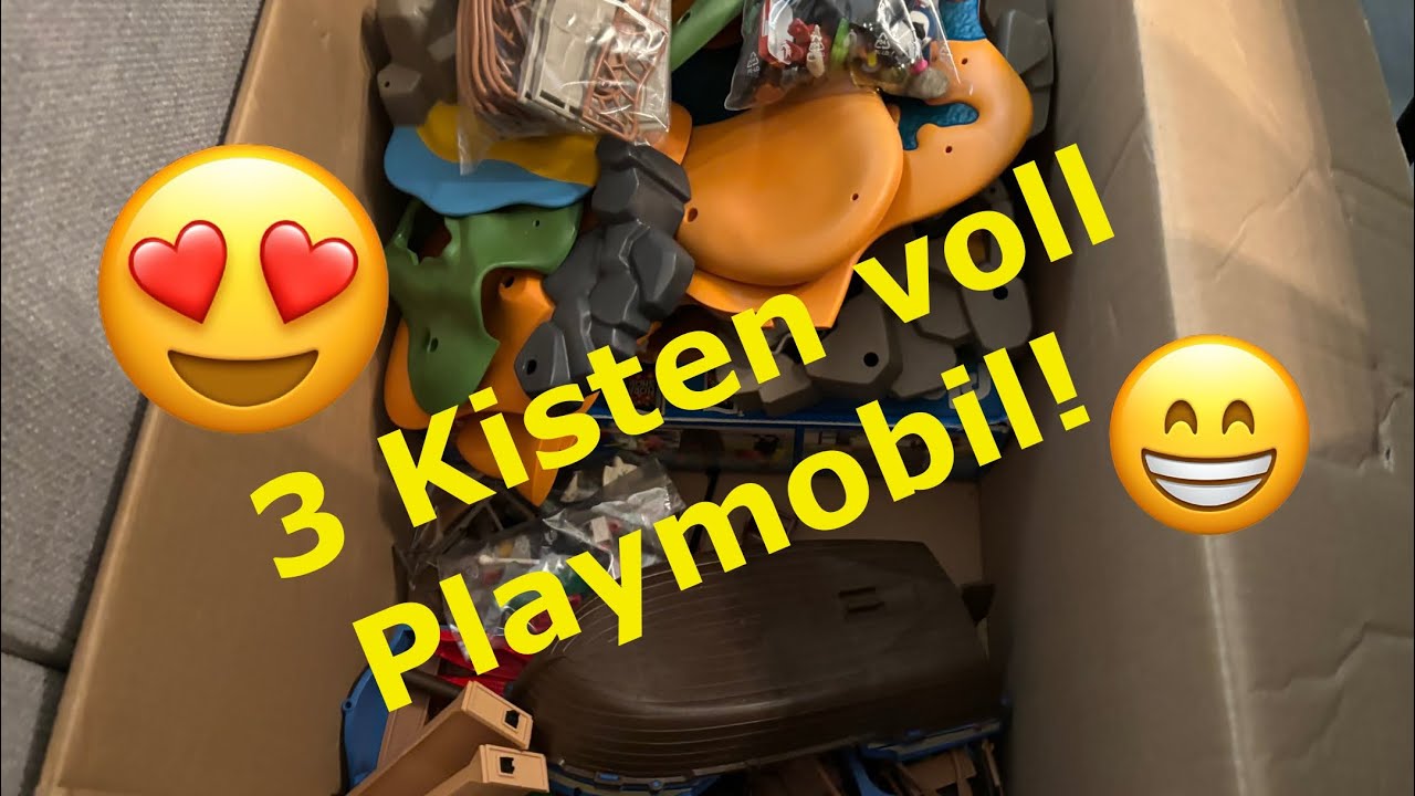 Jede Menge Playmobil!! 3 Kisten voll Playmobil geschenkt bekommen🤩 / von Zeitraum 2005-2012