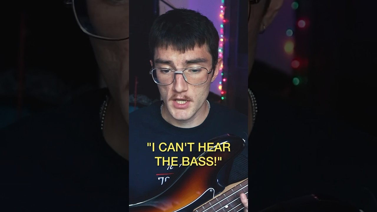 Why you can&rsquo;t hear the bass&hellip; #bassguitar #phonespeaker #audioengineering #soundscience #audio