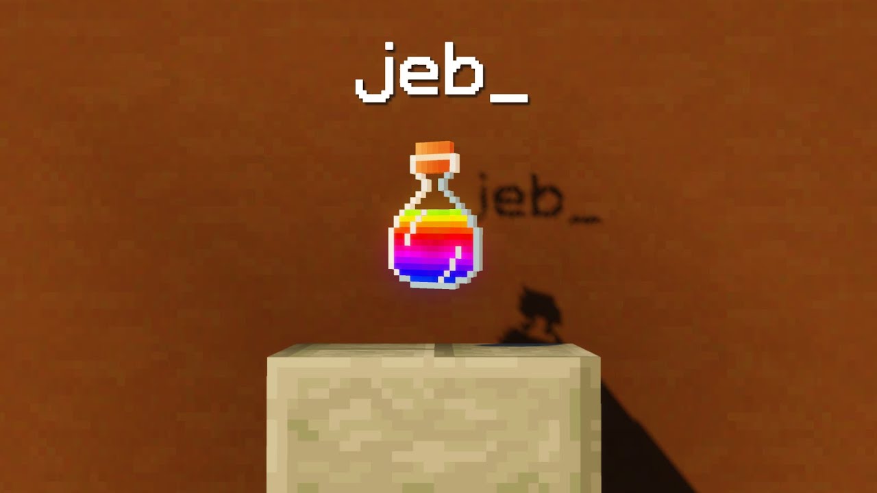jeb_ Potion in Minecraft