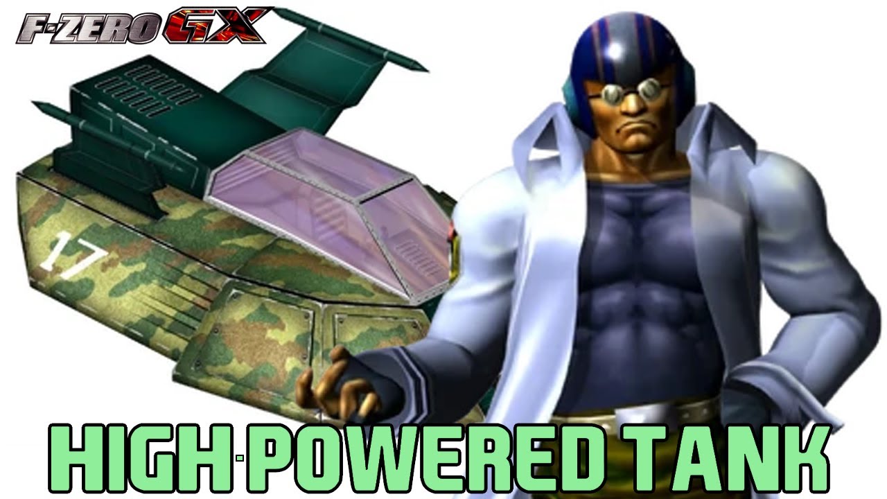 Green Panther: F-Zero's High-Speed Tank (F-Zero GX)
