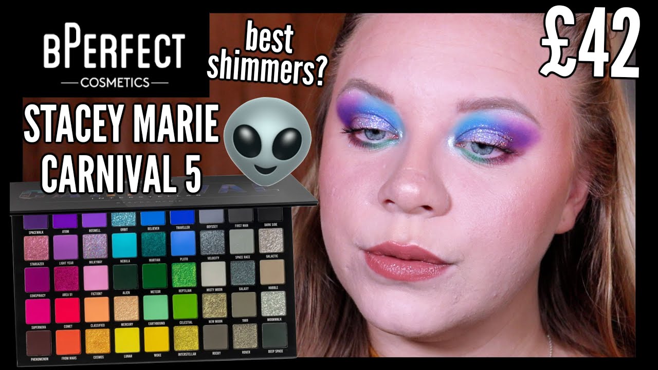 BPERFECT X STACEY MARIE CARNIVAL 5 👽 | образцы, урок и обзор | makeupwithalixkate
