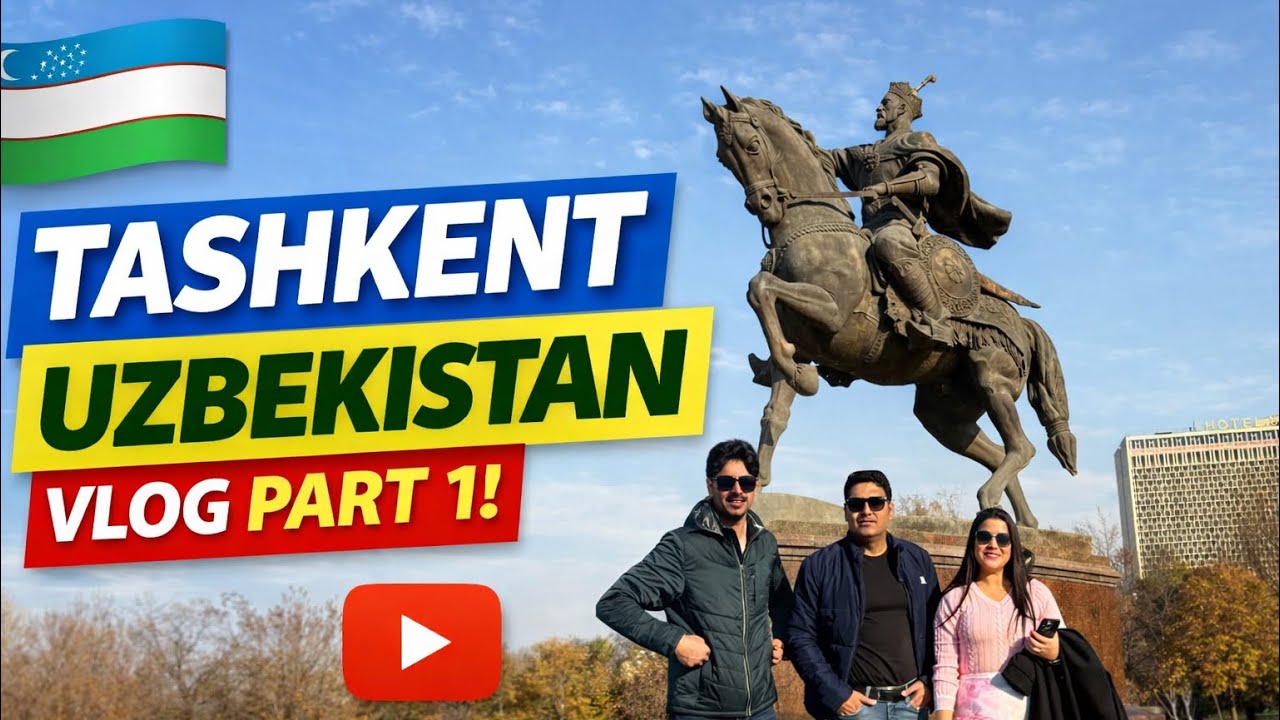  Tashkent, Uzbekistan | Our First Impressions! (Vlog 1)