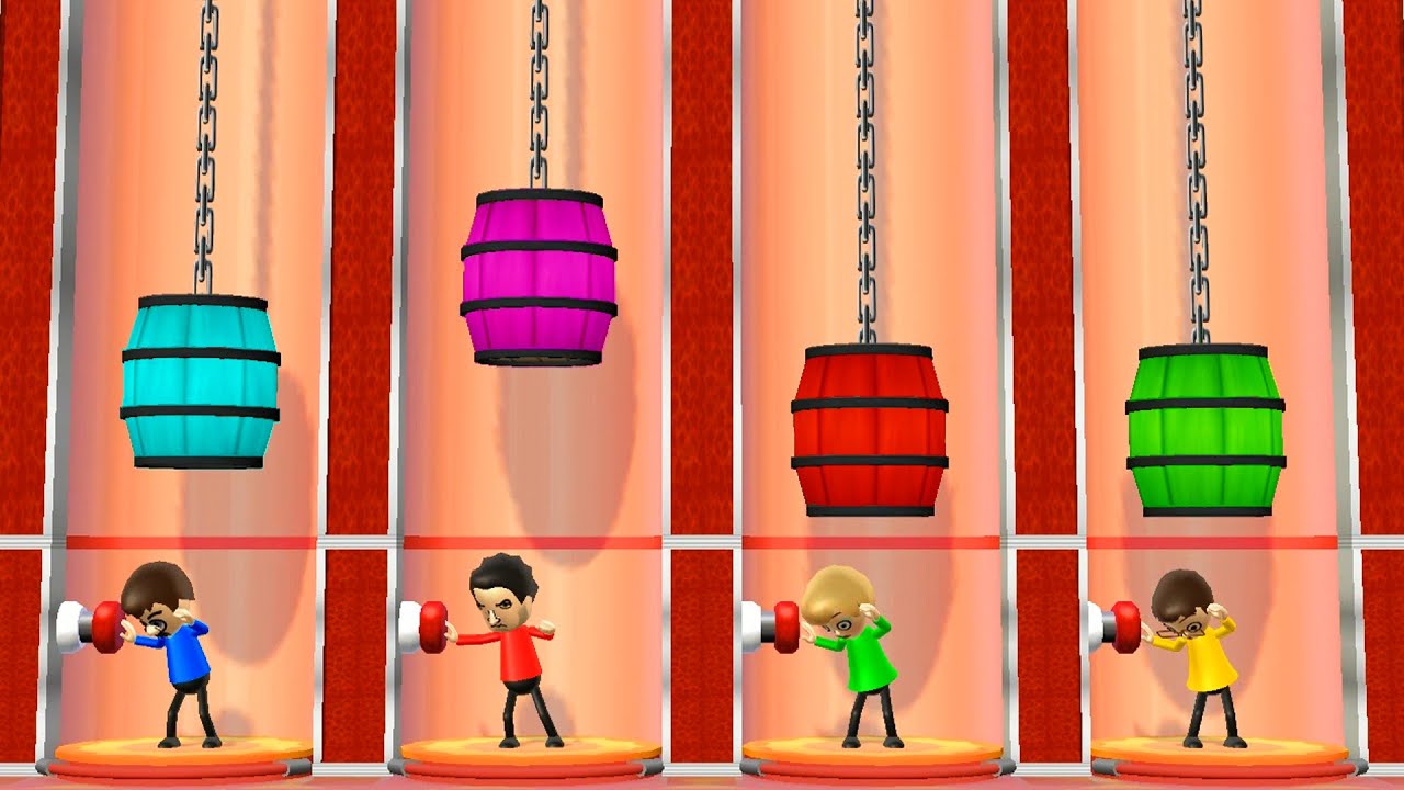 Wii Party Series - All Free For All Minigames Play as Mario (Master Difficulty)