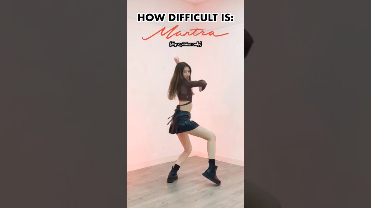How difficult is: MANTRA - JENNIE 🧡  [MIRRORED] #blackpink #jennie #mantra #kpop #제니