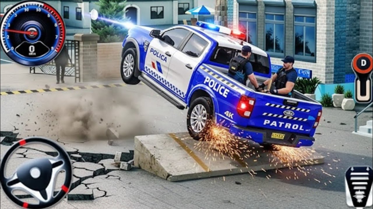 police car chase simulator 3d 2025 | city police car chase game 3d | Android GamePlay part 1