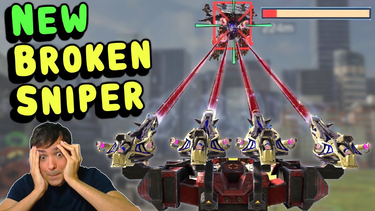 New STELLAR PRISMA BEHEMOTH: War Robots Mk3 Sniper Gameplay WR