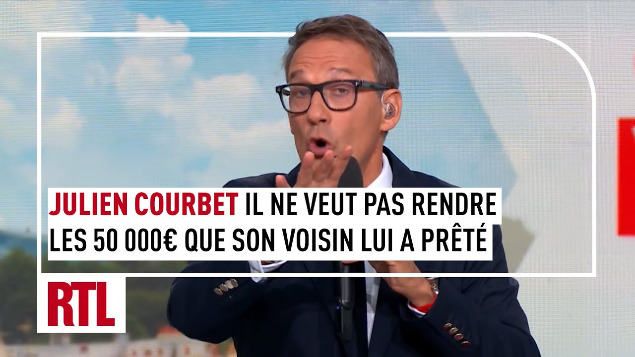 Julien Courbet : Il ne veut pas rendre les 50 000€ que son voisin lui a prêté