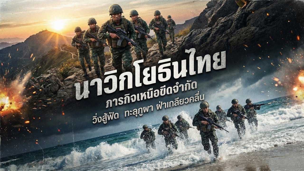 วิ่งขึ้นเขาแล้วเราก็ลงน้ำ นาวิกโยธินไทย  - Track7