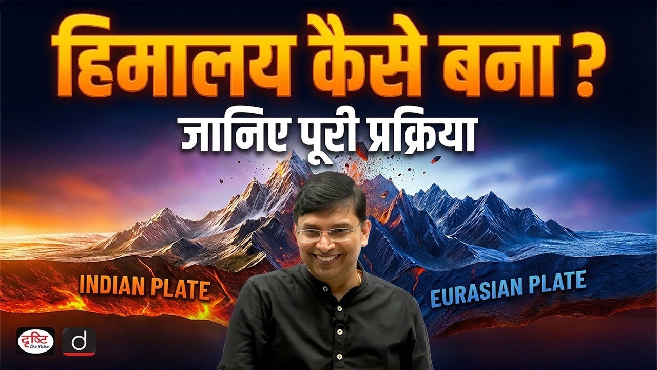 Formation of the Himalayas: Plate Tectonics Explained | Geography | UPSC | Drishti IAS