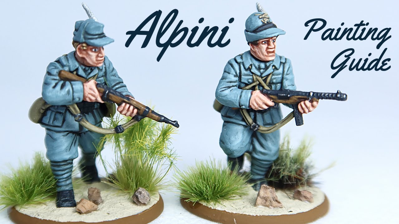 WW2 Italian Alpini Painting Guide - 28mm Bolt Action Miniatures