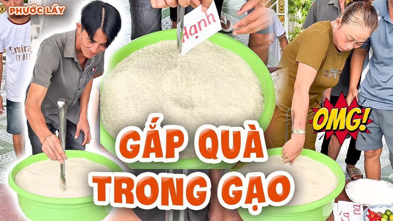 Trò Chơi Gắp Quà Trong Gạo Khiến Team Phước Lầy Bất Ngờ Bật Ngửa! | Phước Lầy
