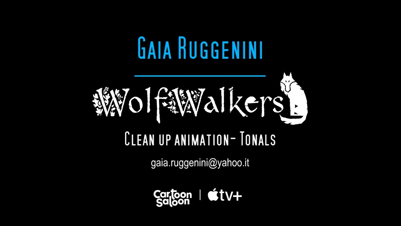 Wolfwalkers reel - Clean Up Animation / Tonals Reel