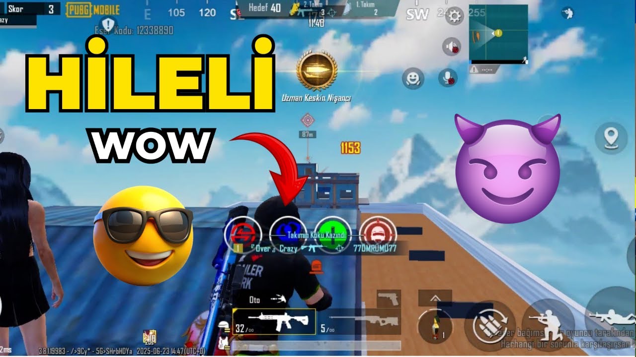 HİLELİ WOW 🥶🔥 PUBG MOBILE