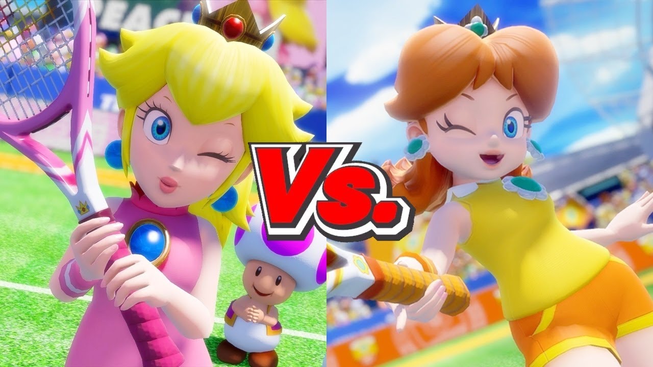 Mario Tennis Aces - Peach Vs. Daisy