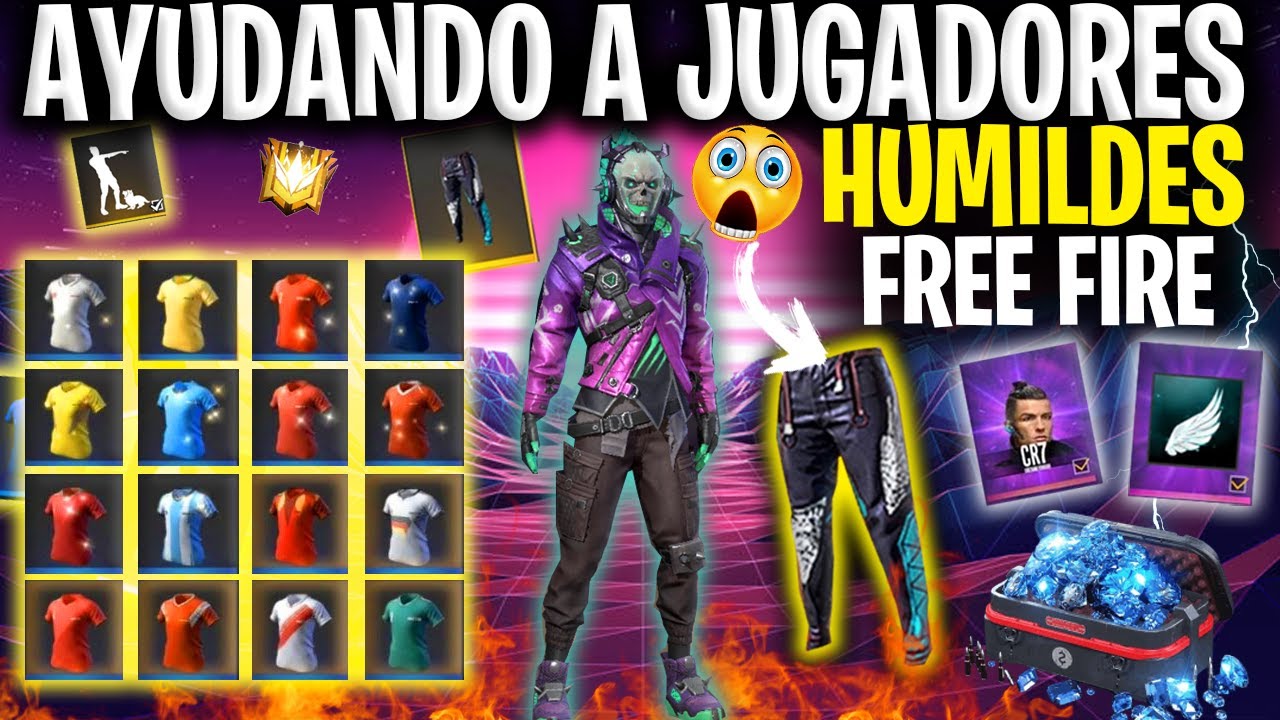 MI PRIMERA VEZ RECARGANDO DIAMANTES 💎AYUDANDO A JUGADORES HUMILDES DE FREE FIRE