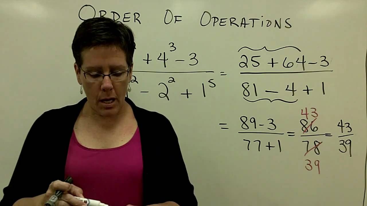 04 - Introductory Algebra - Order of Operations