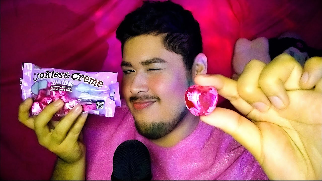 ASMR | Cookies & Creme Chocolate | Chismecito, Susurros, Eating Sounds 먹방 