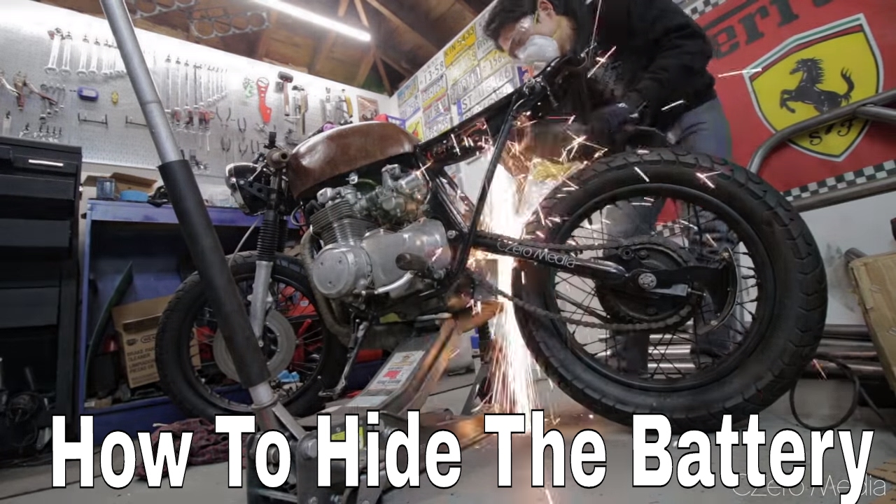 Anti Gravity Battery Pack Install - Honda CB550 Cafe Racer Build Pt. 70