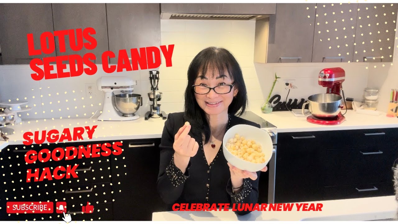 Lotus Seed Candy/Asian Fruit Candy Celebrate New Year/Sugary Goodness Hack