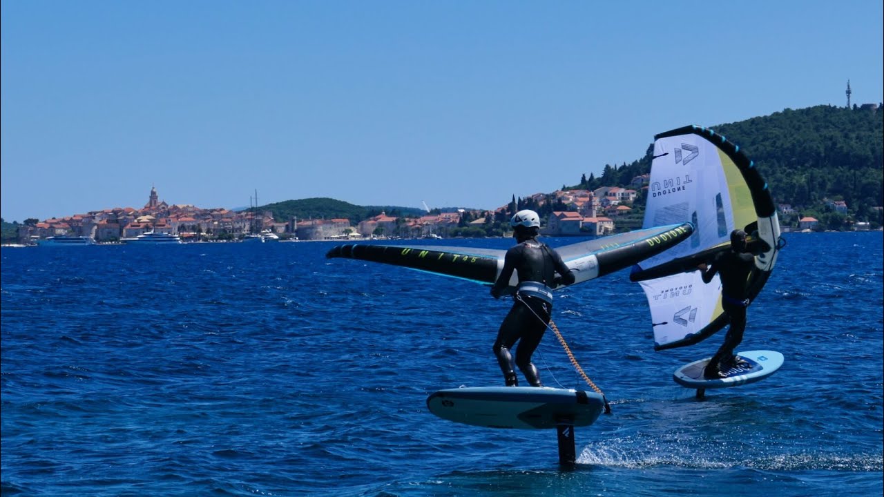 Wingfoiling in Kroatien 2025 – Action pur in Viganj mit Blick auf Korčula!