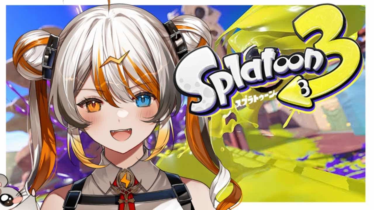 【スプラ3】雑談スプラ🧡⚡️ 【VEE／偉雷アマエ #新人VTuber 】