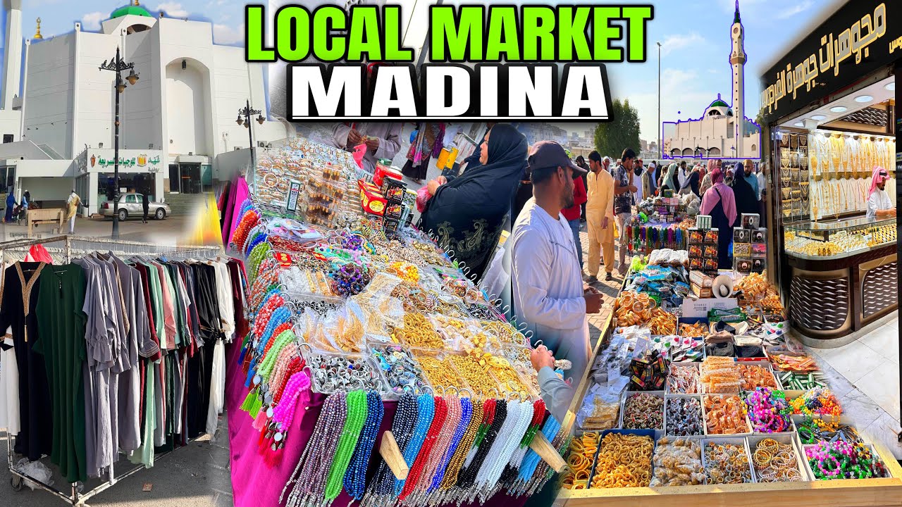 Madina Local Shopping Market || Madina ki Sabse Famous Market || Abaya 20 Riyal ka, Gold Price 2025