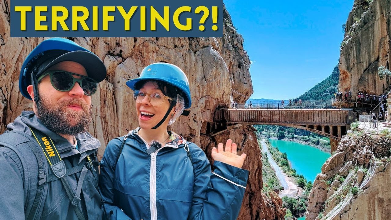 Spain's MOST SCENIC and SCARY Trail? Caminito del Rey in Malaga🇪🇸