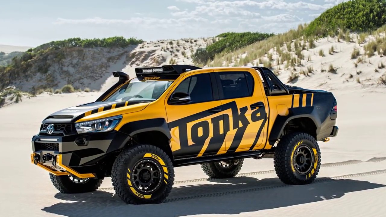 2017 Toyota Hilux Tonka Concept With Tire Stickers
