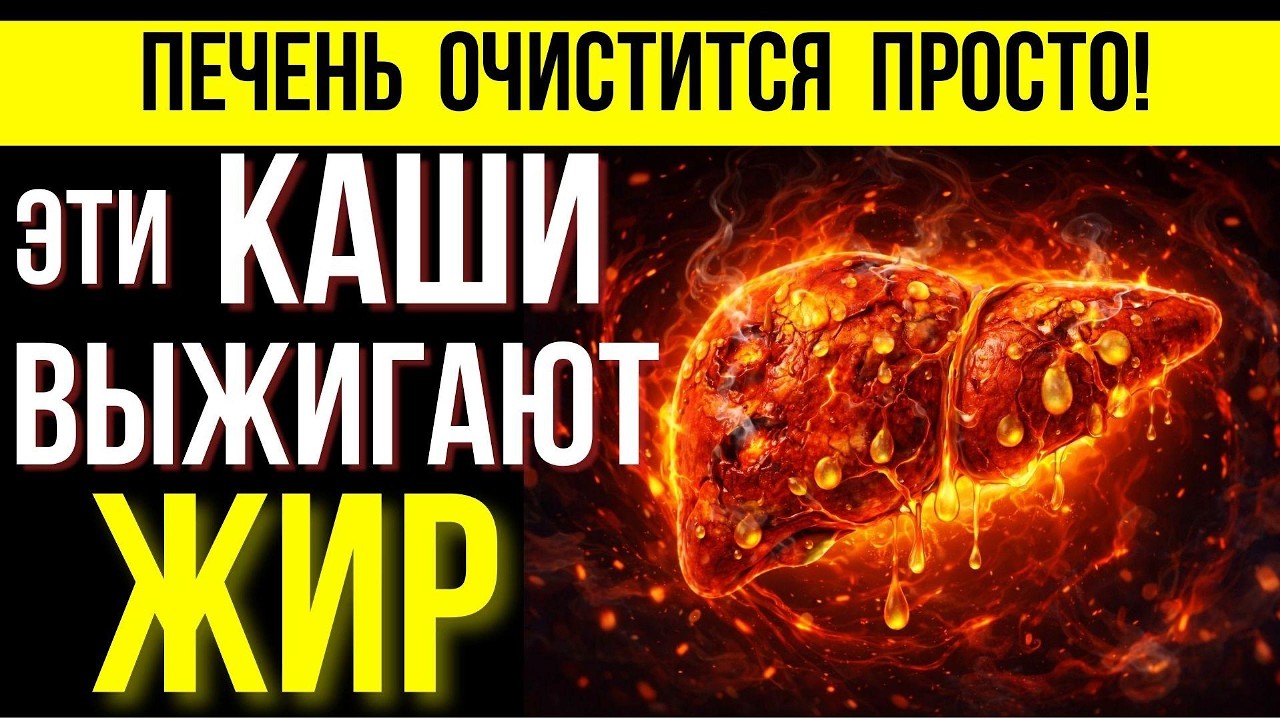 4 КАШИ для ПЕЧЕНИ: Как восстановить печень и снизить холестерин