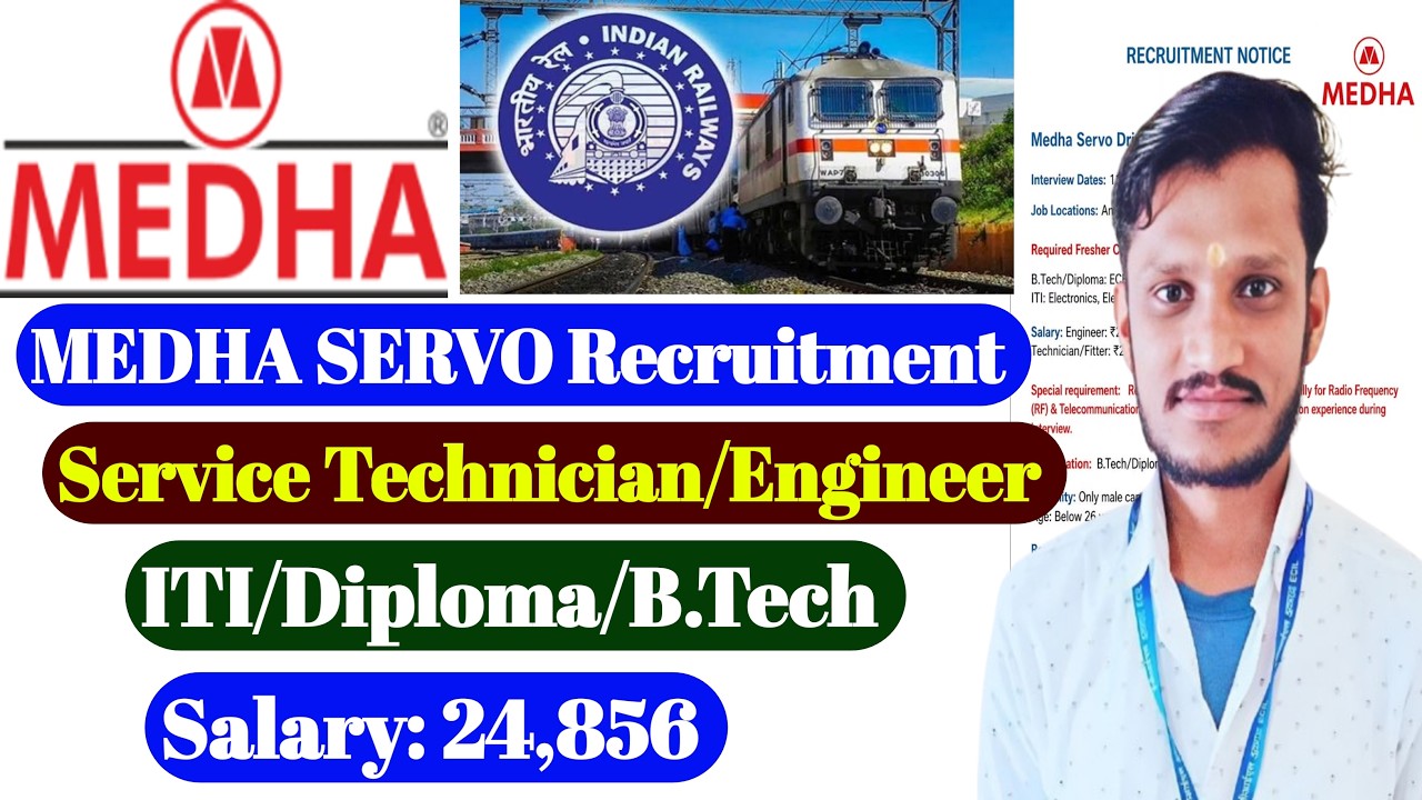 Medha Servo Recruitment 2026 | ITI, Diploma & B.Tech Jobs | Service Technician & Engineer Vacancy