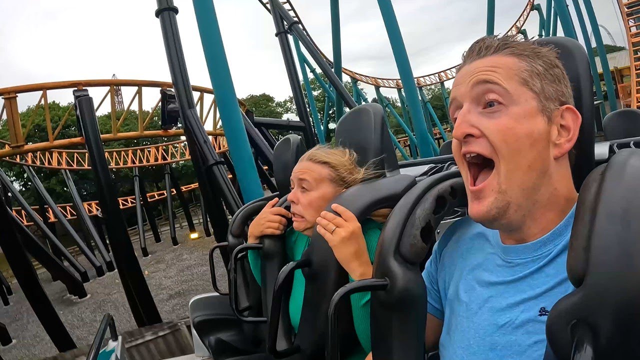 Riding Speed: No Limits At Oakwood Theme Park - Rider Cam POV