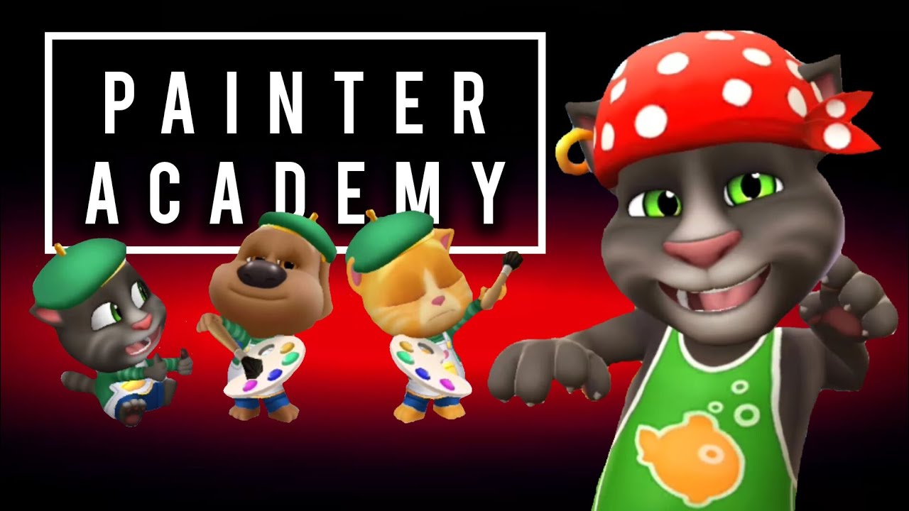 My Talking Tom Friends - PAINTER ACADEMY