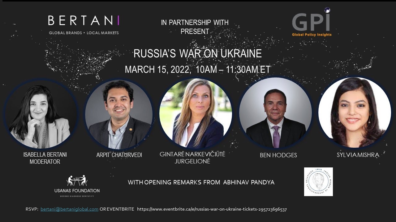 Discussion on: "Russia's War in Ukraine Geopolitics, Trade, and Migration"