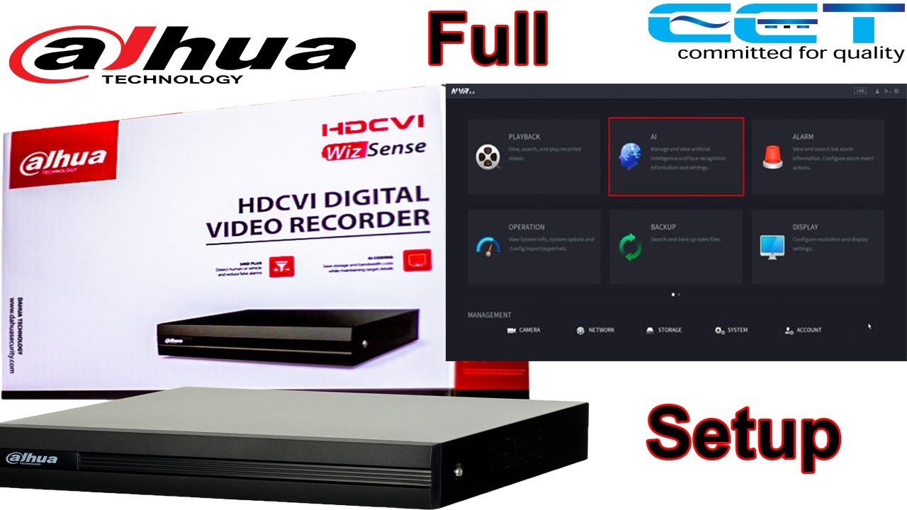 Dahua XVR Full Setup (Bangla)