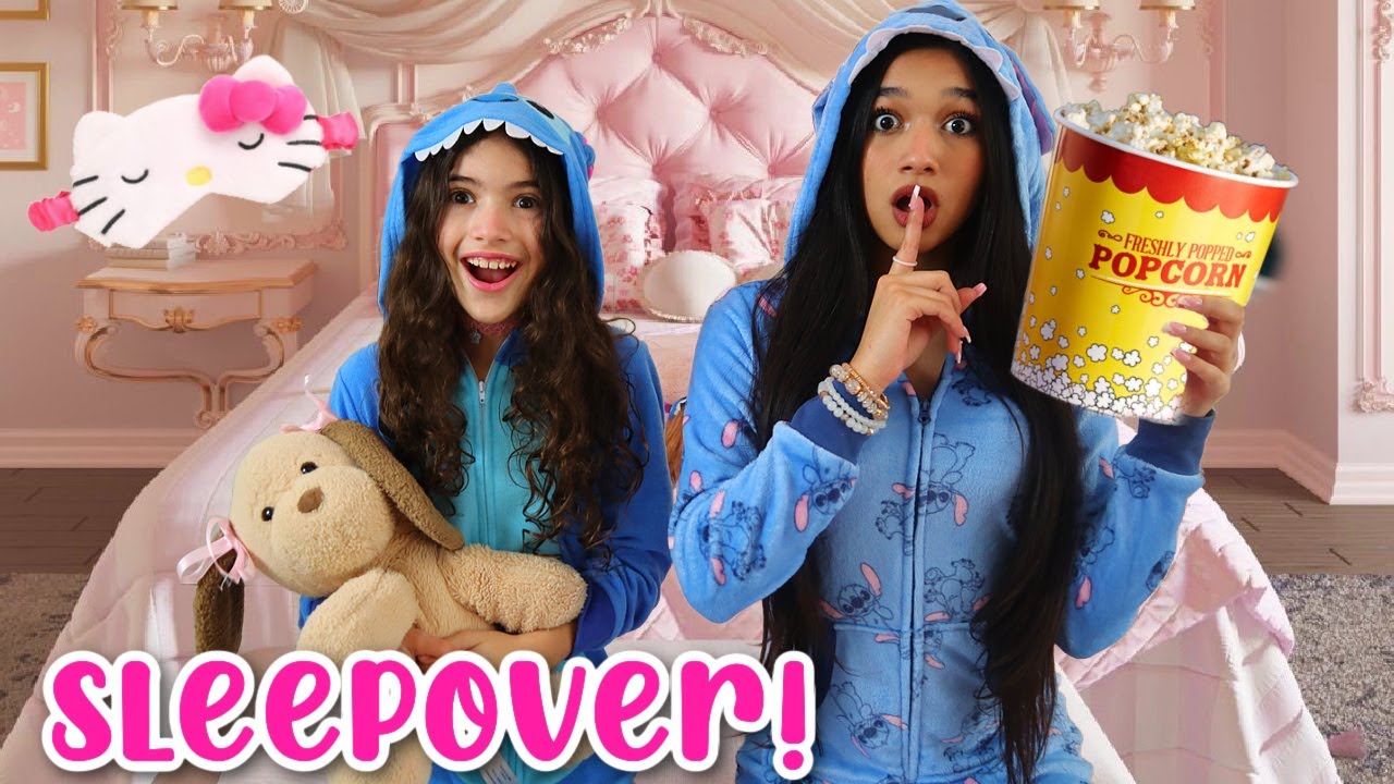 SLEEPOVER WITH MY SISTER GONE WRONG!
